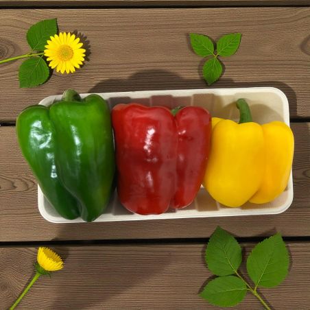 POIVRON TRICOLORE BARQUETTE PP